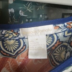 Fabulous Tomato Multicolor Patterned Boho DRESS